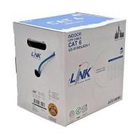 ราคา LINK สายแลน CAT6 UTP รุ่น LAN-US-9106BLSZH-1 สีฟ้า ขนาด 100 เมตร ยกกล่อง (YB22501)
