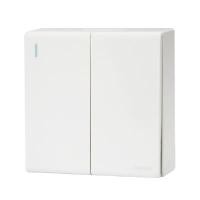 ราคา BTICINO ชุดสวิตช์สองทาง 2 ช่อง รุ่น SMRP50107N สีขาว (YB25381)