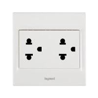 ราคา BTICINO ชุดเต้ารับคู่ 3 ขา มีสายดิน รุ่น SMRP50404N สีขาว (YB25382)