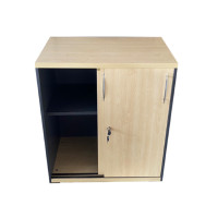 ราคา ACMEN ตู้เอกสารบานเลื่อน สีเมเปิ้ล-เทา ขนาด 80x40x750 ซม (YB25793)