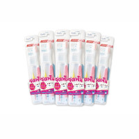 ราคา DENTALPRO แปรงสีฟันสำหรับคนจัดฟัน สีชมพู แพ็ค 6 ชิ้น (YB27851)