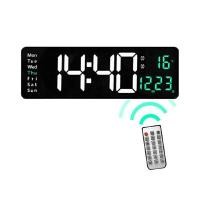 ราคา THAI SUN SPORT นาฬิกาดิจิตอล LED DIGITAL CLOCK สีขาว-เขียว ขนาด 38.7x3.2x13 ซม. พร้อมรีโมท (YB38271)