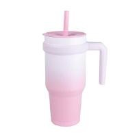 ราคา RRS แก้วเก็บอุณหภูมิ สแตนเลส พร้อมหูจับ รุ่น 530067 สีชมพู ขนาด 1200 มล. (YB38275)