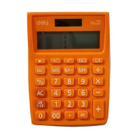 ราคา DELI เครื่องคิดเลข รุ่น E1238 สีส้ม (YB39179)