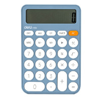 ราคา DELI เครื่องคิดเลข รุ่น EM124 สีฟ้า (YB39176)