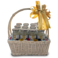 ราคา WHITE GOLD กระเช้ารังนก 75ml 12 ขวด สูตรน้ำตาลกรวด (YB40740)