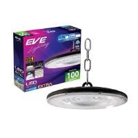 ราคา EVE LIGHTING โคมไฟไฮเบย์ LED 100W DAYLIGHT รุ่น UFO EXTRA 100W DL สีดำ (YB43798)