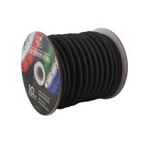 ราคา ecsai สายรัดยางยืดคุณภาพดี แบบม้วน สีดำ ขนาด 8 มม. (YB44382)