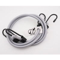 ราคา ECSAI สายรัดยางยืดพรีเมี่ยม สายรัดท้ายมอเตอร์ไซค์ตะขอเหล็ก สีเทา ยาว 100 ซม. (แพ็คละ 10 ชิ้น) (YB44548)