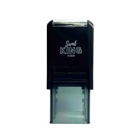 ราคา SANDKING ตรายางหมึกในตัว รูปนักแบตมินตันแบบที่สอง หมึกสีดำ ขนาด 25x25 มม. (YB45481)