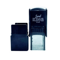 ราคา SANDKING ตรายางหมึกในตัว ขนาด 20x20 มม. กรอบสี่เหลี่ยม สีดำ (YB50583)