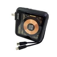 ราคา D-POWER ชุด GC314 PRO D-POWER ขนาดพกพา ความจุ 10000MAH มีระบบชาร์จไร้สาย QI รองรับ MAGSAFE (YB51064)