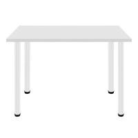 ราคา FENNIX โต๊ะทำงานมินิมอล สีขาวล้วน ขนาด 120*60*75 (YB53142)