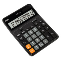 ราคา DELI เครื่องคิดเลข 12 หลัก รุ่น EM333 สีดำ (YB59476)