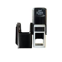 ราคา SANDKING ตรายางหมึกในตัว กรอบสี่เหลี่ยม ขนาด 12X12 มม. สีดำ (YB63646)