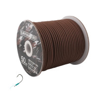 ราคา ECSAI เชือกพาราคอด 4 มม. 50 เมตร พร้อมตะขอตกปลา สี Brown (YB64031)