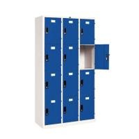 ราคา ICONIC ตู้ล็อคเกอร์เหล็ก 12 ช่อง รุ่น LK-12 สีน้ำเงิน ขนาด 91.5 x 45.7 x 183 ซม. (YB64187)