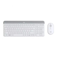 ราคา LOGITECH คีย์บอร์ดและเมาส์ไร้สาย MK470 SLIM COMBO สีขาว (YB70340)