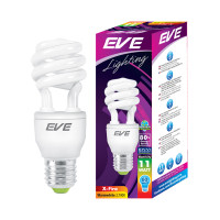 ราคา EVE หลอดไฟตะเกียบ X-FIRE 11W แสงส้ม 2700K แพ็ค 5 (YB79494)