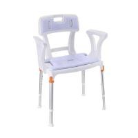 ราคา KINGS เก้าอี้อาบน้ำมีที่วางแขนและพนักพิง ปรับระดับได้ รุ่น SS1BAS02 สีขาว (YB79628)
