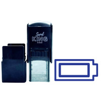 ราคา SANDKING ตรายางหมึกในตัว icon แบตเตอรี่ หมึกน้ำเงิน ขนาด 20X20 มม. (YB82821)