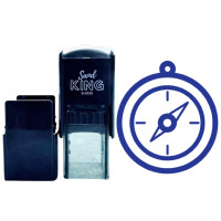 ราคา SANDKING ตรายางหมึกในตัว icon นาฬิกา หมึกน้ำเงิน ขนาด 20X20 มม. (YB82830)