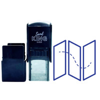 ราคา SANDKING ตรายางหมึกในตัว icon แผนที่ หมึกน้ำเงิน ขนาด 20x20 มม. (YB83170)