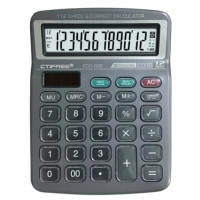 ราคา CTIFREE เครื่องคิดเลข 12 หลัก รุ่น ECO-002 สีเทา (YB87016)