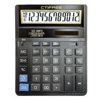 ราคา CTIFREE เครื่องคิดเลข รุ่น SDC-888 TII สีดำ 12 หลัก (YB88709)