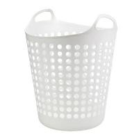 ราคา KASSA HOME ตะกร้ากลมเนื้อนิ่ม พลาสติก Circle รุ่น PN862 สีขาว แพ็ค 2 ชิ้น (YB88973)