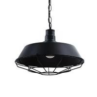 ราคา LUZINO โคมไฟแขวนเหล็ก (E27x1) รุ่น YD-DT1504M(BK) สีดำ (YB89002)