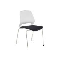 ราคา MEDILA เก้าอี้รับรอง อเนกประสงค์ที่นั่งบุฟองน้ำ ขาว-ดำ (YB94985)