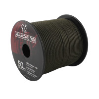 ราคา ECSAI เชือก PARACORD 100 ไนลอน สีเบสิค ขนาด 2 มม. ยาว 50 เมตร 8  (YB95021)