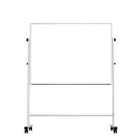 ราคา DELI กระดานไวท์บอร์ดขาตั้ง 2 ด้านแม่เหล็ก ขนาด 90x120 ซม มีล้อปรับหมุน 360 องศา (YB95079)