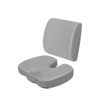 ราคา DELI เบาะรองนั่งและเบาะรองหลัง เสริมเก้าอี้ สีดำ / สีม่วง / สีเทา (YB95163)