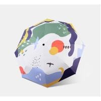 ราคา THAI SUN SPORT ร่มกันฝนกันยูวี ลายกราฟฟิค ร่มพับ 3 ตอน ขนาดกะทัดรัด (YB95424)