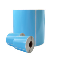 ราคา EASY PRINT กระดาษ DIRECT THERMAL PP 80x60 สีฟ้า 500ดวง (YB95420)