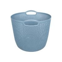 ราคา KASSA HOME ตะกร้าผ้ากลมพลาสติกมีหูจับ รุ่น BA651-XL สีฟ้า ขนาด 38 x 33 x 37 ซม. (YB96397)