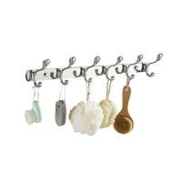 ราคา CASSA-C1M135-H94-06ราวแขวนติดผนัง สแตนเลส 6ตะขอ เงิน (YB96515)