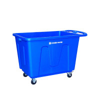 ราคา COMBI WARE รถเข็นสำหรับงานหนักทรงสี่เหลี่ยม รุ่น AF-08216-BLU สีน้ำเงิน ขนาด 350 ลิตร  (YB96834)