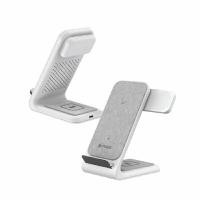 ราคา MAZER แท่นชาร์จไร้สาย 3IN1 DUAL WIRELESS + APPLE WATCH รุ่น M-WI.DESK390 สีขาว (YB97214)