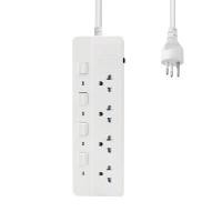 ราคา VOX รางปลั๊กไฟ 4 ช่อง 4 สวิตช์ 16A รุ่น F5ST3-VSA1-4401 สายไฟยาว 3 เมตร สีขาว (YB97927)