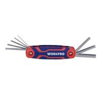 ราคา WORKPRO ชุดประแจแอลหกเหลี่ยม 8 ชิ้น แบบพับได้ รุ่น WP222019 (YB98194)
