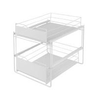 ราคา KASSA HOME ชั้นวางเครื่องปรุงลิ้นชัก 2 ชั้น รุ่น WK810401W สีขาว ขนาด 28x37.5x35.2 ซม. (YB98320)