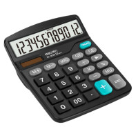 ราคา DELI เครื่องคิดเลข 12 หลัก รุ่น 0838 สีดำ (YB99004)