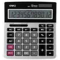 ราคา DELI เครื่องคิดเลข รุ่น E1671C สีเทาดำ คำนวณ 12 หลัก (YB99034)