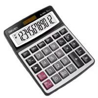 ราคา DELI เครื่องคิดเลข รุ่น 1674 สีเงิน-เทา-น้ำเงิน 12 หลัก (YB99042)