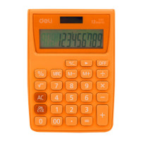 ราคา DELI เครื่องคิดเลข รุ่น E1122 สีส้ม (YB99057)