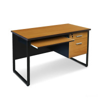 ราคา ไอทีเค โต๊ะคอมพิวเตอร์ 2 ลิ้นชักไม้ปาร์ติเคิลบอร์ดเกรดเอ หนา 25 มม. ITK ST1202/CB สีเชอรี่-ดำ (YB99631)