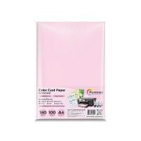 ราคา Printmax กระดาษการ์ดสีชมพู 180 แกรม (100แผ่น) (YB99746)
